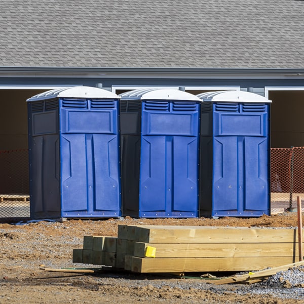 is there a specific order in which to place multiple porta potties in Sugar Creek